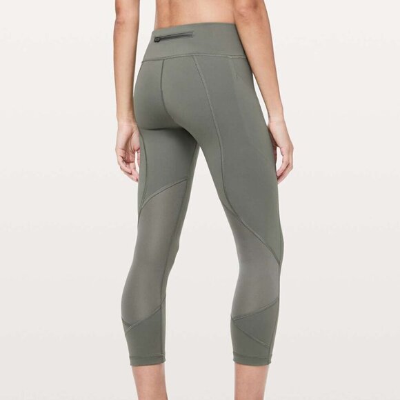 Lululemon Pace Rival Crop *22" - 10 Grey - Picture 2 of 6